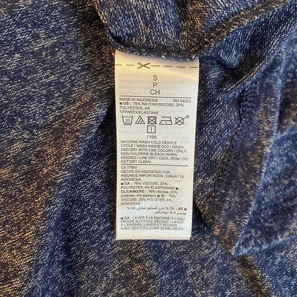 Old Navy Blue Long Sleeve Dress Size Small New With Tags - Picture 5 of 5